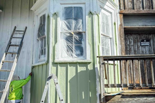Pleasant Lake depot restoration-3524