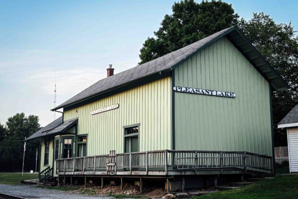 Pleasant Lake depot restoration-5427