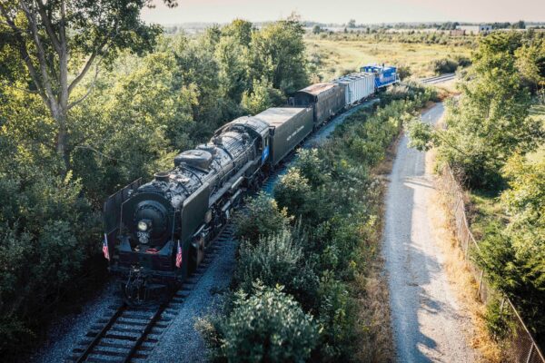 No. 3001 arrived safely at the Society’s restoration facility on September 15 following a carefully coordinated move from the National New York Central Museum in Elkhart. Norfolk Southern transported the locomotive over its main line behind New York Central heritage unit No. 1066, marking the locomotive’s first mainline journey in more than 40 years.